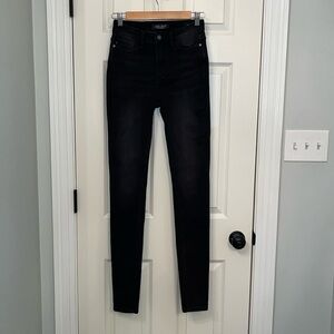 Judy Blue Black Skinny Jeans High-Rise Stretch